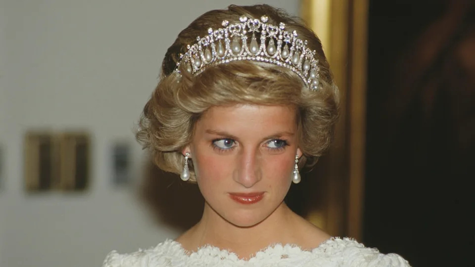 Princess Diana Wears Collingwood Pearl Earrings in 1985Getty