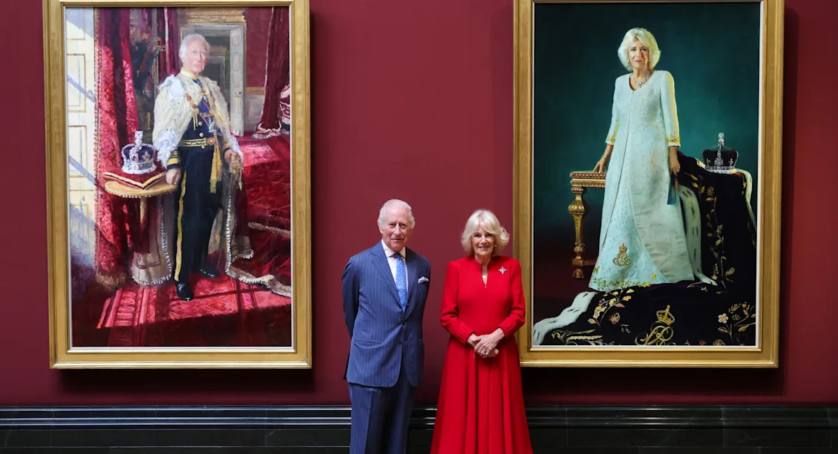 King Charles and Queen Camilla Unveil Coronation Portraits After 2024's Viral Official Painting Split Public Opinion