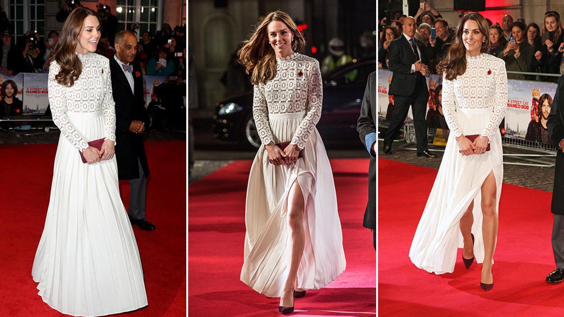 Kate Middleton's red carpet dress is back in stock but you'd better be  quick | HELLO!