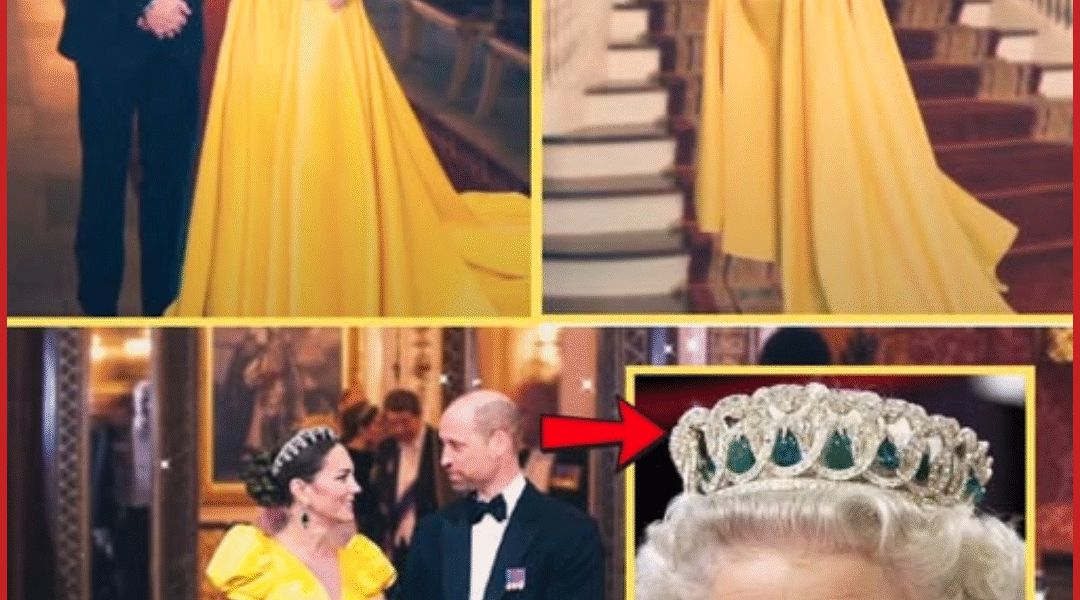 1 HOUR AGO: Princess Catherine of Wales STUNS the World In Breathtaking Yellow Gown And Late Queen’s Vladimir Tiara at Buckingham Palace Dinner 😱👇👇