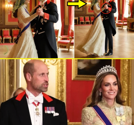 Fans MESMERIZED! Catherine and William STUN In Gorgeous Outfits As They Shared a Sweet Hand-in-hand Moment  At Windsor Castle State Banquet