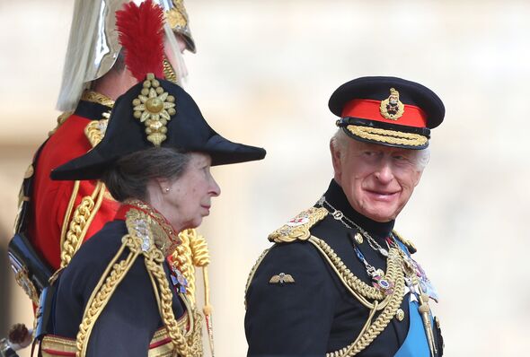 Princess Anne and King Charles