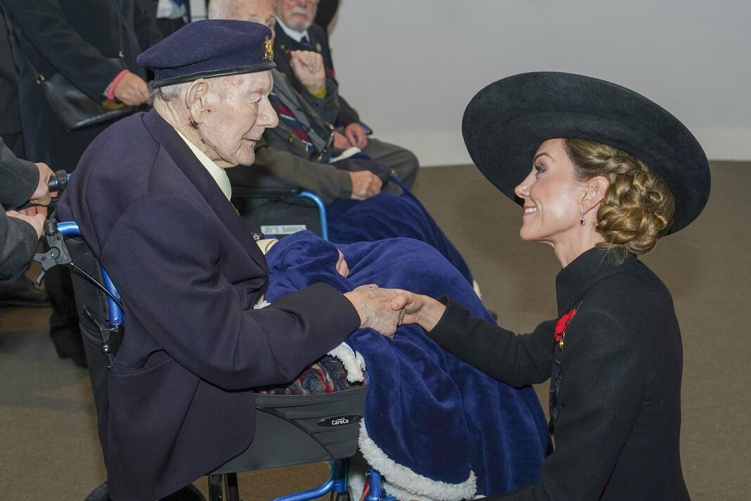 Princess Catherine meets Bill Redston Princess Catherine meets Bill Redston