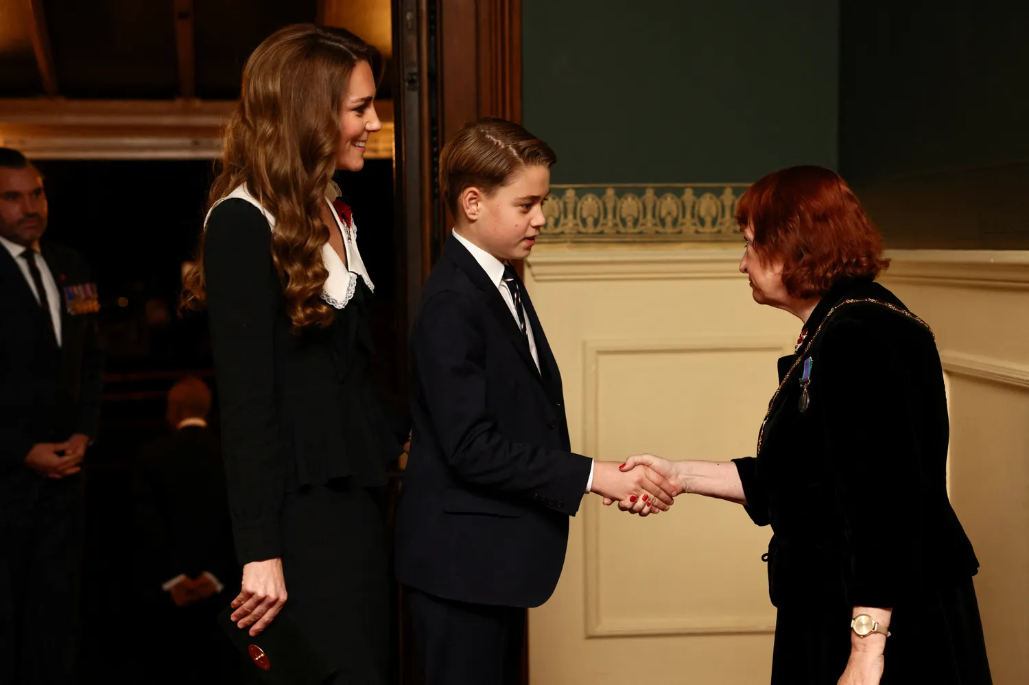 Kate Middleton and Prince George at the Festival of Remembrance on November 8, 2025