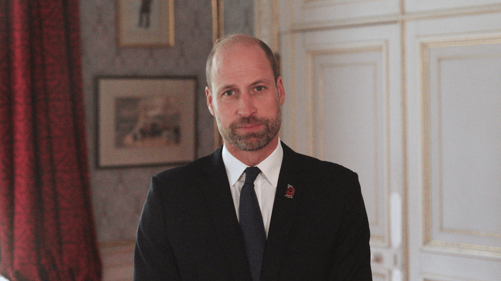 Prince William filmed a message in honour of Armistice Day encouraging young people to find time to reflect