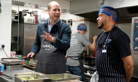 Everyone is saying the same thing as Prince William helps out in the  kitchen | Royal | News | Express.co.uk