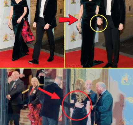 OMG!! Princess Catherine STUNS the Crowd in Off-the-Shoulder Bodycon Gown and Queen’s Glittering Earrings at Royal Variety Show – Paparazzi Go WILD! OMG!! Princess Catherine STUNS the Crowd in Off-the-Shoulder Bodycon Gown and Queen’s Glittering Earrings at Royal Variety Show – Paparazzi Go WILD!