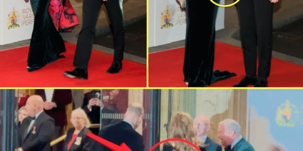 OMG!! Princess Catherine STUNS the Crowd in Off-the-Shoulder Bodycon Gown and Queen’s Glittering Earrings at Royal Variety Show – Paparazzi Go WILD!