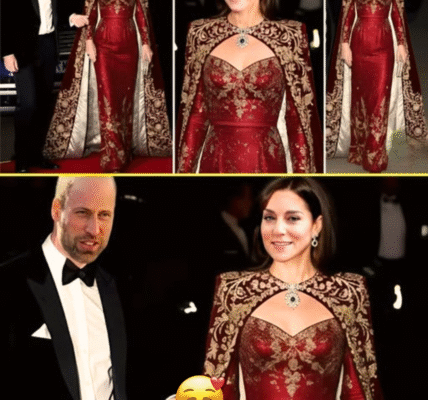 OMG!! Princess Catherine DAZZLES in Crimson Cape Gown & Queen’s Jewels at Windsor State Banquet — A Fashion Moment of Future Queen that Captured Fans’ Hearts! 😱💖✨