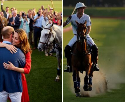 “The Polo Kiss” — The Royal Moment Everyone’s Talking About!  Wimbledon may have had its drama, but nothing topped what happened on the polo field this weekend! After scoring the winning goal at the Royal Charity Polo Match, Prince William didn’t just ride into victory — he galloped straight into the stands and straight into Kate Middleton’s arms. In front of a stunned crowd, he pulled her close and kissed her like something out of a royal romantic comedy.  The spectators gasped. The horses whinnied. And one fan shouted, “That’s our royal rom-com ending!” It was spontaneous, joyful, and so real — a glimpse of love and partnership that feels both cinematic and deeply genuine. You could see it in their smiles, their laughter, the way Kate’s hand lingered on his shoulder. After all the challenges this royal couple has faced this year, this moment felt like a celebration of strength, love, and unity. They weren’t just a prince and princess on a field — they were two people, proud of each other, living their own modern-day fairytale. And honestly… who doesn’t love a royal love story with a happy ending like this?