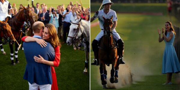 “The Polo Kiss” — The Royal Moment Everyone’s Talking About!  Wimbledon may have had its drama, but nothing topped what happened on the polo field this weekend! After scoring the winning goal at the Royal Charity Polo Match, Prince William didn’t just ride into victory — he galloped straight into the stands and straight into Kate Middleton’s arms. In front of a stunned crowd, he pulled her close and kissed her like something out of a royal romantic comedy.  The spectators gasped. The horses whinnied. And one fan shouted, “That’s our royal rom-com ending!” It was spontaneous, joyful, and so real — a glimpse of love and partnership that feels both cinematic and deeply genuine. You could see it in their smiles, their laughter, the way Kate’s hand lingered on his shoulder. After all the challenges this royal couple has faced this year, this moment felt like a celebration of strength, love, and unity. They weren’t just a prince and princess on a field — they were two people, proud of each other, living their own modern-day fairytale. And honestly… who doesn’t love a royal love story with a happy ending like this?