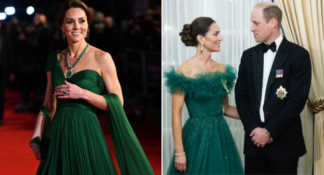 Oh. My. Goodness. Princess Catherine has done it again! All eyes were on the Princess of Wales at the Earthshot Awards, where she absolutely stole the show in a breathtaking gown that blended royal grace with red-carpet glamour. The moment she stepped out beside Prince William, the crowd gasped — and for good reason. Her stunning slit dress shimmered under the lights, a perfect balance of sophistication and confidence. But it was her jewellery that truly took everyone’s breath away: Princess Diana’s cherished heirloom pieces, sparkling like a timeless echo of royal legacy and love. 💎  It wasn’t just a fashion moment — it was history meeting the present. Catherine wore Diana’s emerald-and-diamond set with quiet pride, turning what could have been a simple accessory choice into a powerful tribute to the woman who redefined royal elegance before her.  Standing beside William, she radiated warmth, confidence, and heart — the perfect embodiment of the modern royal woman: graceful, compassionate, and unshakably poised. Fans around the world are calling her look “pure perfection” — a breathtaking mix of sustainability, sentiment, and sheer style. From her glowing smile to the sparkle in her eyes, Catherine reminded everyone why she continues to be the world’s most beloved modern princess