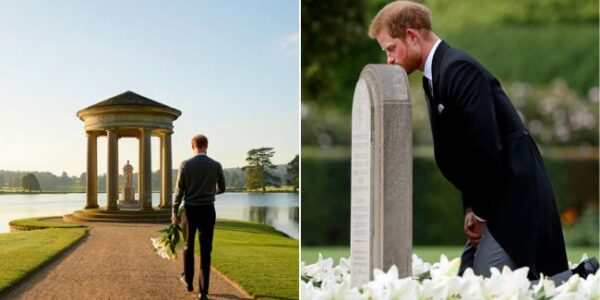 In the quiet of the morning, far from cameras and protocol, Prince Harry was reportedly seen walking alone toward the lakeside temple at Althorp — the place where his mother, Princess Diana, is laid to rest. On the 28th anniversary of her death, he carried only white lilies and grief that has never aged. No guards, no speeches, no press — just a son returning to the one place the world cannot follow. Witnesses say he laid the bouquet beneath Diana’s name, then placed a folded letter beside it before bowing his head for a long, unbroken silence. And according to those who were there, what he did before he walked away left everyone stunned In the quiet of the morning, far from cameras and protocol, Prince Harry was reportedly seen walking alone toward the lakeside temple at Althorp — the place where his mother, Princess Diana, is laid to rest. On the 28th anniversary of her death, he carried only white lilies and grief that has never aged. No guards, no speeches, no press — just a son returning to the one place the world cannot follow. Witnesses say he laid the bouquet beneath Diana’s name, then placed a folded letter beside it before bowing his head for a long, unbroken silence. And according to those who were there, what he did before he walked away left everyone stunned