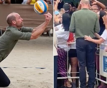 Wild about Wills! The Prince of Wales just sent hearts racing (and social media into meltdown) after showing off his sporty side during a surprise beach volleyball match in Brazil — and let’s just say, the crowd noticed. Dressed down in casual shorts and a polo, Prince William joined locals for a friendly game on the sands of Rio de Janeiro — but once the match was over, the royal found himself surrounded by very enthusiastic fans. Cheers erupted, phones went up, and dozens of excited onlookers rushed forward for hugs, handshakes, and selfies. Security struggled to keep up as the prince laughed his way through the chaos, proving once again why he’s one of the world’s most beloved royals. Witnesses say the future king’s athleticism (and charm) stole the show — from his competitive serves to that signature easygoing smile. And once the photos hit social media, it was game over. #WildAboutWills began trending as fans gushed over his down-to-earth demeanor and, yes… his royal form. “He’s serving king energy on AND off the court,” one commenter wrote. “Brazil didn’t stand a chance.” It’s not every day you see royalty swap palace walls for palm trees and sunshine — and this rare glimpse of William letting loose has the internet buzzing like never before Wild about Wills! The Prince of Wales just sent hearts racing (and social media into meltdown) after showing off his sporty side during a surprise beach volleyball match in Brazil — and let’s just say, the crowd noticed. Dressed down in casual shorts and a polo, Prince William joined locals for a friendly game on the sands of Rio de Janeiro — but once the match was over, the royal found himself surrounded by very enthusiastic fans. Cheers erupted, phones went up, and dozens of excited onlookers rushed forward for hugs, handshakes, and selfies. Security struggled to keep up as the prince laughed his way through the chaos, proving once again why he’s one of the world’s most beloved royals. Witnesses say the future king’s athleticism (and charm) stole the show — from his competitive serves to that signature easygoing smile. And once the photos hit social media, it was game over. #WildAboutWills began trending as fans gushed over his down-to-earth demeanor and, yes… his royal form. “He’s serving king energy on AND off the court,” one commenter wrote. “Brazil didn’t stand a chance.” It’s not every day you see royalty swap palace walls for palm trees and sunshine — and this rare glimpse of William letting loose has the internet buzzing like never before