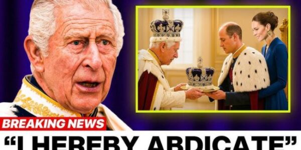 “My Time Has Come” – King Charles Abdicates, Declares William & Catherine the Future Monarchs! In a stunning and unexpected move, King Charles has officially announced his abdication, passing the crown to his son, Prince William, and his wife, Catherine. After less than a year on the throne, Charles makes way for the next generation to lead the monarchy into a new era. “I have had the honor of serving this nation, but now the time has come for the future to rise,” King Charles shared, his voice filled with emotion. Prince William, now set to become King William V, and Catherine, as Queen Consort, are ready to take the reins and continue the royal legacy with a fresh vision. The royal family is about to embark on an exciting new chapter, but what does this unexpected transition mean for the monarchy’s future? Are we about to witness the most transformative reign in British history? “My Time Has Come” – King Charles Abdicates, Declares William & Catherine the Future Monarchs! In a stunning and unexpected move, King Charles has officially announced his abdication, passing the crown to his son, Prince William, and his wife, Catherine. After less than a year on the throne, Charles makes way for the next generation to lead the monarchy into a new era. “I have had the honor of serving this nation, but now the time has come for the future to rise,” King Charles shared, his voice filled with emotion. Prince William, now set to become King William V, and Catherine, as Queen Consort, are ready to take the reins and continue the royal legacy with a fresh vision. The royal family is about to embark on an exciting new chapter, but what does this unexpected transition mean for the monarchy’s future? Are we about to witness the most transformative reign in British history?