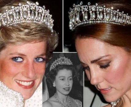 UNPRECEDENTED IN ROYAL HISTORY: The Tiara That Broke the Code of Silence In the glittering halls of Buckingham Palace, where every diamond tells a story and every gesture carries meaning, Catherine, the Princess of Wales, made history — not with words, but with a tiara. On a night steeped in royal tradition, she appeared wearing the Strathmore Rose Tiara — a breathtaking piece of jewelry unseen on a royal head since the 1930s. The crowd fell silent. The cameras froze. And for a moment, even the chandeliers seemed to hold their breath. This wasn’t just fashion — it was a statement. A forgotten heirloom, once belonging to the Queen Mother, reborn on the head of the future Queen. A symbol of grace, resilience, and quiet authority. Royal watchers say this single choice may have redefined Catherine’s place in the monarchy — a subtle yet unmistakable sign that the next era of the Crown will look, feel, and shine differently. It was elegance, defiance, and destiny — all woven into diamonds. But what message was Catherine really sending with the tiara no one expected her to wear? UNPRECEDENTED IN ROYAL HISTORY: The Tiara That Broke the Code of Silence In the glittering halls of Buckingham Palace, where every diamond tells a story and every gesture carries meaning, Catherine, the Princess of Wales, made history — not with words, but with a tiara. On a night steeped in royal tradition, she appeared wearing the Strathmore Rose Tiara — a breathtaking piece of jewelry unseen on a royal head since the 1930s. The crowd fell silent. The cameras froze. And for a moment, even the chandeliers seemed to hold their breath. This wasn’t just fashion — it was a statement. A forgotten heirloom, once belonging to the Queen Mother, reborn on the head of the future Queen. A symbol of grace, resilience, and quiet authority. Royal watchers say this single choice may have redefined Catherine’s place in the monarchy — a subtle yet unmistakable sign that the next era of the Crown will look, feel, and shine differently. It was elegance, defiance, and destiny — all woven into diamonds. But what message was Catherine really sending with the tiara no one expected her to wear?