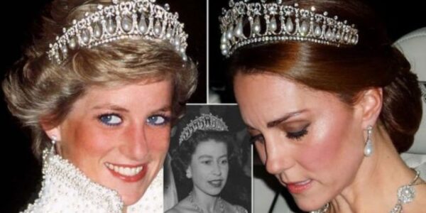 UNPRECEDENTED IN ROYAL HISTORY: The Tiara That Broke the Code of Silence  In the glittering halls of Buckingham Palace, where every diamond tells a story and every gesture carries meaning, Catherine, the Princess of Wales, made history — not with words, but with a tiara. On a night steeped in royal tradition, she appeared wearing the Strathmore Rose Tiara — a breathtaking piece of jewelry unseen on a royal head since the 1930s. The crowd fell silent. The cameras froze. And for a moment, even the chandeliers seemed to hold their breath.  This wasn’t just fashion — it was a statement. A forgotten heirloom, once belonging to the Queen Mother, reborn on the head of the future Queen. A symbol of grace, resilience, and quiet authority.  Royal watchers say this single choice may have redefined Catherine’s place in the monarchy — a subtle yet unmistakable sign that the next era of the Crown will look, feel, and shine differently. It was elegance, defiance, and destiny — all woven into diamonds.  But what message was Catherine really sending with the tiara no one expected her to wear?