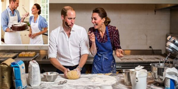 “The Great Buckingham Bake Off” — and it’s the cutest royal chaos ever! The royal kitchen turned into a whirlwind of flour, laughter, and love when Prince William declared he could “totally bake better cakes than Kate.” Twenty minutes later? There was flour on the ceiling, chocolate smudged across William’s face, and a cake that looked… well, royally questionable. But instead of getting competitive, Princess Kate was laughing so hard she had tears in her eyes. When William handed her the first slice — uneven, messy, but made with love — she whispered with that sweet smile: “This is why I married you.” It wasn’t just about baking. It was about laughter, teamwork, and the kind of love that stays warm no matter how messy life (or the kitchen) gets “The Great Buckingham Bake Off” — and it’s the cutest royal chaos ever! The royal kitchen turned into a whirlwind of flour, laughter, and love when Prince William declared he could “totally bake better cakes than Kate.” Twenty minutes later? There was flour on the ceiling, chocolate smudged across William’s face, and a cake that looked… well, royally questionable. But instead of getting competitive, Princess Kate was laughing so hard she had tears in her eyes. When William handed her the first slice — uneven, messy, but made with love — she whispered with that sweet smile: “This is why I married you.” It wasn’t just about baking. It was about laughter, teamwork, and the kind of love that stays warm no matter how messy life (or the kitchen) gets