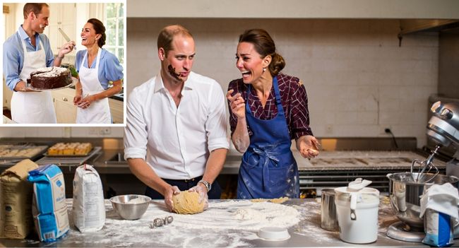 “The Great Buckingham Bake Off” — and it’s the cutest royal chaos ever! The royal kitchen turned into a whirlwind of flour, laughter, and love when Prince William declared he could “totally bake better cakes than Kate.” Twenty minutes later? There was flour on the ceiling, chocolate smudged across William’s face, and a cake that looked… well, royally questionable. But instead of getting competitive, Princess Kate was laughing so hard she had tears in her eyes. When William handed her the first slice — uneven, messy, but made with love — she whispered with that sweet smile: “This is why I married you.” It wasn’t just about baking. It was about laughter, teamwork, and the kind of love that stays warm no matter how messy life (or the kitchen) gets “The Great Buckingham Bake Off” — and it’s the cutest royal chaos ever! The royal kitchen turned into a whirlwind of flour, laughter, and love when Prince William declared he could “totally bake better cakes than Kate.” Twenty minutes later? There was flour on the ceiling, chocolate smudged across William’s face, and a cake that looked… well, royally questionable. But instead of getting competitive, Princess Kate was laughing so hard she had tears in her eyes. When William handed her the first slice — uneven, messy, but made with love — she whispered with that sweet smile: “This is why I married you.” It wasn’t just about baking. It was about laughter, teamwork, and the kind of love that stays warm no matter how messy life (or the kitchen) gets