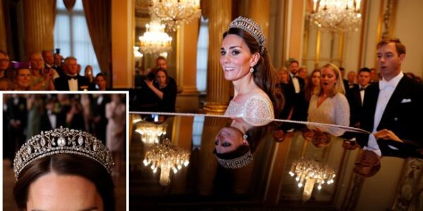 ROYAL SHOCKWAVE! In a moment that will go down as one of the most jaw-dropping royal fashion statements in modern history, Princess Catherine has just rewritten the rules — literally. At last night’s glittering royal reception, she stepped into the ballroom radiant, composed… and wearing a 100-year-old diamond tiara that hasn’t been seen in public for decades. But this wasn’t just sparkle — it was symbolism. The tiara, a breathtaking heirloom steeped in royal legacy, is one that Queen Camilla herself has never worn under her new “crown rules.” And now, Catherine’s dazzling choice has everyone asking the same question: Was this her elegant strike back? 💥 As the cameras flashed and the crowd gasped, Catherine’s tiara caught the light like fire — a statement of heritage, independence, and quiet defiance. Some are calling it a love letter to royal tradition… others, a message to the throne itself ROYAL SHOCKWAVE! In a moment that will go down as one of the most jaw-dropping royal fashion statements in modern history, Princess Catherine has just rewritten the rules — literally. At last night’s glittering royal reception, she stepped into the ballroom radiant, composed… and wearing a 100-year-old diamond tiara that hasn’t been seen in public for decades. But this wasn’t just sparkle — it was symbolism. The tiara, a breathtaking heirloom steeped in royal legacy, is one that Queen Camilla herself has never worn under her new “crown rules.” And now, Catherine’s dazzling choice has everyone asking the same question: Was this her elegant strike back? 💥 As the cameras flashed and the crowd gasped, Catherine’s tiara caught the light like fire — a statement of heritage, independence, and quiet defiance. Some are calling it a love letter to royal tradition… others, a message to the throne itself
