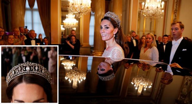 ROYAL SHOCKWAVE! In a moment that will go down as one of the most jaw-dropping royal fashion statements in modern history, Princess Catherine has just rewritten the rules — literally. At last night’s glittering royal reception, she stepped into the ballroom radiant, composed… and wearing a 100-year-old diamond tiara that hasn’t been seen in public for decades. But this wasn’t just sparkle — it was symbolism. The tiara, a breathtaking heirloom steeped in royal legacy, is one that Queen Camilla herself has never worn under her new “crown rules.” And now, Catherine’s dazzling choice has everyone asking the same question: Was this her elegant strike back? 💥 As the cameras flashed and the crowd gasped, Catherine’s tiara caught the light like fire — a statement of heritage, independence, and quiet defiance. Some are calling it a love letter to royal tradition… others, a message to the throne itself ROYAL SHOCKWAVE! In a moment that will go down as one of the most jaw-dropping royal fashion statements in modern history, Princess Catherine has just rewritten the rules — literally. At last night’s glittering royal reception, she stepped into the ballroom radiant, composed… and wearing a 100-year-old diamond tiara that hasn’t been seen in public for decades. But this wasn’t just sparkle — it was symbolism. The tiara, a breathtaking heirloom steeped in royal legacy, is one that Queen Camilla herself has never worn under her new “crown rules.” And now, Catherine’s dazzling choice has everyone asking the same question: Was this her elegant strike back? 💥 As the cameras flashed and the crowd gasped, Catherine’s tiara caught the light like fire — a statement of heritage, independence, and quiet defiance. Some are calling it a love letter to royal tradition… others, a message to the throne itself
