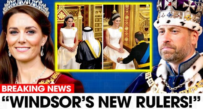 Prince William and Princess Catherine TAKE CHARGE at Windsor – Hosting the Kuwait Crown Prince and Signaling Imminent Kingship! A new era is quietly unfolding in the British monarchy, and it’s led by Prince William and Princess Catherine! This week, the royal couple welcomed the Crown Prince of Kuwait to Windsor Castle in a historic visit that sent a clear message: the future of the monarchy is HERE. From their poised diplomacy to their undeniable leadership, William and Catherine are stepping into the spotlight in a way we’ve never seen before. With this powerful gesture, they’ve shown they’re ready to take on even greater responsibilities as the monarchy transitions into the next generation. Could this be a preview of what’s to come as they prepare for their future roles as King and Queen? The visit wasn’t just about ceremonial grandeur — it was a statement. Prince William is now the face of royal diplomacy, and with Princess Catherine by his side, the couple is becoming a force to be reckoned with, both in the UK and on the global stage. Their ability to engage with world leaders, manage crucial alliances, and focus on global issues shows they’re more than ready for the throne. This isn’t just royal protocol — it’s the dawning of a new monarchy Prince William and Princess Catherine TAKE CHARGE at Windsor – Hosting the Kuwait Crown Prince and Signaling Imminent Kingship! A new era is quietly unfolding in the British monarchy, and it’s led by Prince William and Princess Catherine! This week, the royal couple welcomed the Crown Prince of Kuwait to Windsor Castle in a historic visit that sent a clear message: the future of the monarchy is HERE. From their poised diplomacy to their undeniable leadership, William and Catherine are stepping into the spotlight in a way we’ve never seen before. With this powerful gesture, they’ve shown they’re ready to take on even greater responsibilities as the monarchy transitions into the next generation. Could this be a preview of what’s to come as they prepare for their future roles as King and Queen? The visit wasn’t just about ceremonial grandeur — it was a statement. Prince William is now the face of royal diplomacy, and with Princess Catherine by his side, the couple is becoming a force to be reckoned with, both in the UK and on the global stage. Their ability to engage with world leaders, manage crucial alliances, and focus on global issues shows they’re more than ready for the throne. This isn’t just royal protocol — it’s the dawning of a new monarchy