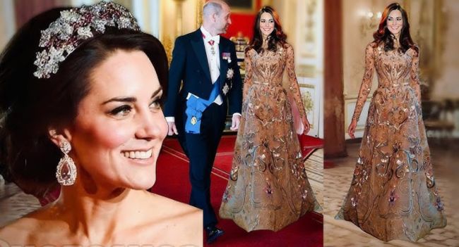 SEE!! Princess Catherine once again steals the night at the BAFTAs — gliding beside Prince William in a breathtaking off-the-shoulder gown that left the audience stunned and the cameras chasing her every move. Timeless, poised, and effortlessly radiant, she turned a red carpet walk into a masterclass in royal presence — the kind that silences a room before she even speaks. But did you notice the tiny detail on her gown that has viewers buzzing and fashion insiders whispering already?