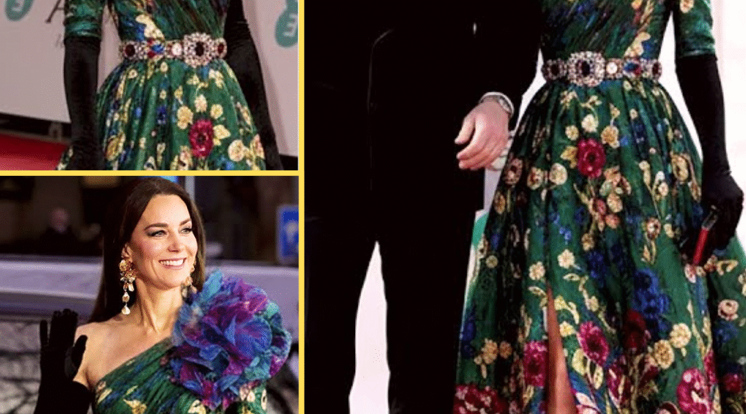 “Step into the Spotlight..”: Princess Catherine DAZZLED in One-Shoulder McQueen Gown and Glittering Heels on BAFTA Red Carpet