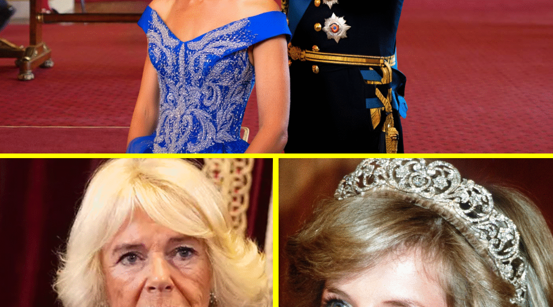 Princess Catherine’s DARING Statement By Wearing a New Dazzling Tiara Linked To Lady Diana to the State Dinner at Windsor Castle Stunned Camilla – The Queen’s Response SH0CKS ALL! Princess Catherine’s DARING Statement By Wearing a New Dazzling Tiara Linked To Lady Diana to the State Dinner at Windsor Castle Stunned Camilla – The Queen’s Response SH0CKS ALL!