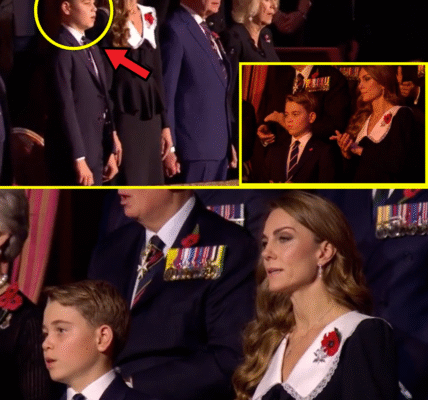 VIDEO: Crowd Left SPEECHLESS Over Sweet Moment Prince George Singing with Mum Catherine During Festival of Remembrance