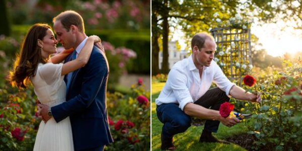 ROSES AT DAWN — THE SWEETEST ROYAL SURPRISE! Move over, grand gestures — sometimes love blooms quietly in the early morning light. According to the palace grapevine, royal gardeners were stunned at sunrise when they spotted Prince William — yes, the future King of England — out in the palace gardens with pruning shears in hand! Eyewitnesses say the Duke was on a secret romantic mission, personally cutting roses for Princess Kate before she woke up. He even arranged them himself (a royal first, according to staff!) and left them by her bedside with a handwritten note that read: “For the queen of my heart — no official address needed.” Cue collective swooning across the palace. Insiders report that the Duke emerged victorious from the rosebushes — though not without a few tiny battle scars and a slightly bruised ego. One palace guard was overheard joking, “He conquered the thorns… but the thorns definitely fought back.” Still, the message was clear: love, like royalty, takes courage — and sometimes a few scratches. Because behind every polished portrait and glittering crown, there’s a husband with messy hair, a pair of garden shears, and a heart that knows exactly where it belongs. Every king needs a rose worth bleeding for ROSES AT DAWN — THE SWEETEST ROYAL SURPRISE! Move over, grand gestures — sometimes love blooms quietly in the early morning light. According to the palace grapevine, royal gardeners were stunned at sunrise when they spotted Prince William — yes, the future King of England — out in the palace gardens with pruning shears in hand! Eyewitnesses say the Duke was on a secret romantic mission, personally cutting roses for Princess Kate before she woke up. He even arranged them himself (a royal first, according to staff!) and left them by her bedside with a handwritten note that read: “For the queen of my heart — no official address needed.” Cue collective swooning across the palace. Insiders report that the Duke emerged victorious from the rosebushes — though not without a few tiny battle scars and a slightly bruised ego. One palace guard was overheard joking, “He conquered the thorns… but the thorns definitely fought back.” Still, the message was clear: love, like royalty, takes courage — and sometimes a few scratches. Because behind every polished portrait and glittering crown, there’s a husband with messy hair, a pair of garden shears, and a heart that knows exactly where it belongs. Every king needs a rose worth bleeding for