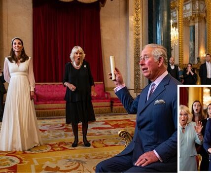 “The room fell silent as she stepped forward…” In a moment that left Buckingham Palace utterly stunned, King Charles made an announcement no one saw coming. Queen Camilla took a visible step back — and all eyes turned to Princess Catherine. Courtiers gasped. Prince William hid his quiet pride. And across the United Kingdom, millions of hearts stopped for just a second — before bursting into cheers and tears. The Palace called it “unity.” But whispers inside the royal walls hint at something far more powerful… a shift that could redefine the future of the monarchy itself. 🇬🇧 Has the King just changed everything? Is this the moment Catherine quietly becomes the true future Queen in the hearts of the people? “The room fell silent as she stepped forward…” In a moment that left Buckingham Palace utterly stunned, King Charles made an announcement no one saw coming. Queen Camilla took a visible step back — and all eyes turned to Princess Catherine. Courtiers gasped. Prince William hid his quiet pride. And across the United Kingdom, millions of hearts stopped for just a second — before bursting into cheers and tears. The Palace called it “unity.” But whispers inside the royal walls hint at something far more powerful… a shift that could redefine the future of the monarchy itself. 🇬🇧 Has the King just changed everything? Is this the moment Catherine quietly becomes the true future Queen in the hearts of the people?