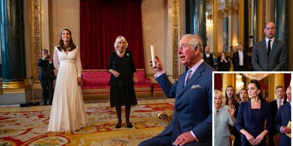 “The room fell silent as she stepped forward…” In a moment that left Buckingham Palace utterly stunned, King Charles made an announcement no one saw coming. Queen Camilla took a visible step back — and all eyes turned to Princess Catherine. Courtiers gasped. Prince William hid his quiet pride. And across the United Kingdom, millions of hearts stopped for just a second — before bursting into cheers and tears. The Palace called it “unity.” But whispers inside the royal walls hint at something far more powerful… a shift that could redefine the future of the monarchy itself. 🇬🇧 Has the King just changed everything? Is this the moment Catherine quietly becomes the true future Queen in the hearts of the people? “The room fell silent as she stepped forward…” In a moment that left Buckingham Palace utterly stunned, King Charles made an announcement no one saw coming. Queen Camilla took a visible step back — and all eyes turned to Princess Catherine. Courtiers gasped. Prince William hid his quiet pride. And across the United Kingdom, millions of hearts stopped for just a second — before bursting into cheers and tears. The Palace called it “unity.” But whispers inside the royal walls hint at something far more powerful… a shift that could redefine the future of the monarchy itself. 🇬🇧 Has the King just changed everything? Is this the moment Catherine quietly becomes the true future Queen in the hearts of the people?