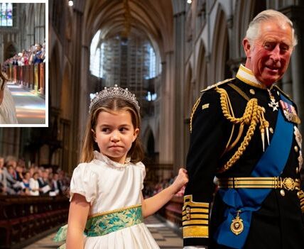 A Future Queen in the Making! All eyes turned as Princess Charlotte stepped into the cathedral — a vision of poise, grace, and quiet power. Her coronation tiara shimmered beneath the vaulted lights, scattering reflections like a thousand tiny stars — a sight that took everyone’s breath away. Then came the moment. As the crowd fell silent, Charlotte bowed her head — a simple, heartfelt tribute to her beloved grandfather, King Charles. It wasn’t rehearsed pomp or royal protocol — it was love, legacy, and respect woven into one beautiful gesture. In that instant, she wasn’t just a princess — she was a glimpse of the monarchy’s future. The poise of her mother, the warmth of her grandfather, and the quiet confidence of someone born to inspire. “A bow today… a crown tomorrow” A Future Queen in the Making! All eyes turned as Princess Charlotte stepped into the cathedral — a vision of poise, grace, and quiet power. Her coronation tiara shimmered beneath the vaulted lights, scattering reflections like a thousand tiny stars — a sight that took everyone’s breath away. Then came the moment. As the crowd fell silent, Charlotte bowed her head — a simple, heartfelt tribute to her beloved grandfather, King Charles. It wasn’t rehearsed pomp or royal protocol — it was love, legacy, and respect woven into one beautiful gesture. In that instant, she wasn’t just a princess — she was a glimpse of the monarchy’s future. The poise of her mother, the warmth of her grandfather, and the quiet confidence of someone born to inspire. “A bow today… a crown tomorrow”