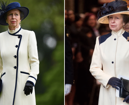 Grace. Elegance. Timeless Royal Style. Princess Anne once again reminded us what true sophistication looks like! Dressed in a stunning cream coat with delicate navy detailing, she exuded effortless dignity and poise — a vision of classic British refinement. Her wide-brimmed hat, adorned with matching feathers, and those iconic black gloves completed the look — every detail whispering tradition, confidence, and royal grace. From the way she carries herself to her understated yet powerful fashion choices, Princess Anne proves that elegance isn’t about trends — it’s about character, presence, and authenticity. There’s something truly captivating about her aura — calm yet commanding, timeless yet modern. A woman who doesn’t follow the spotlight, yet somehow, always shines the brightest Grace. Elegance. Timeless Royal Style. Princess Anne once again reminded us what true sophistication looks like! Dressed in a stunning cream coat with delicate navy detailing, she exuded effortless dignity and poise — a vision of classic British refinement. Her wide-brimmed hat, adorned with matching feathers, and those iconic black gloves completed the look — every detail whispering tradition, confidence, and royal grace. From the way she carries herself to her understated yet powerful fashion choices, Princess Anne proves that elegance isn’t about trends — it’s about character, presence, and authenticity. There’s something truly captivating about her aura — calm yet commanding, timeless yet modern. A woman who doesn’t follow the spotlight, yet somehow, always shines the brightest