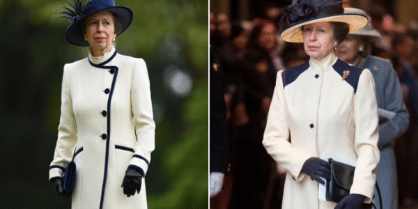 Grace. Elegance. Timeless Royal Style. Princess Anne once again reminded us what true sophistication looks like! Dressed in a stunning cream coat with delicate navy detailing, she exuded effortless dignity and poise — a vision of classic British refinement. Her wide-brimmed hat, adorned with matching feathers, and those iconic black gloves completed the look — every detail whispering tradition, confidence, and royal grace. From the way she carries herself to her understated yet powerful fashion choices, Princess Anne proves that elegance isn’t about trends — it’s about character, presence, and authenticity. There’s something truly captivating about her aura — calm yet commanding, timeless yet modern. A woman who doesn’t follow the spotlight, yet somehow, always shines the brightest Grace. Elegance. Timeless Royal Style. Princess Anne once again reminded us what true sophistication looks like! Dressed in a stunning cream coat with delicate navy detailing, she exuded effortless dignity and poise — a vision of classic British refinement. Her wide-brimmed hat, adorned with matching feathers, and those iconic black gloves completed the look — every detail whispering tradition, confidence, and royal grace. From the way she carries herself to her understated yet powerful fashion choices, Princess Anne proves that elegance isn’t about trends — it’s about character, presence, and authenticity. There’s something truly captivating about her aura — calm yet commanding, timeless yet modern. A woman who doesn’t follow the spotlight, yet somehow, always shines the brightest