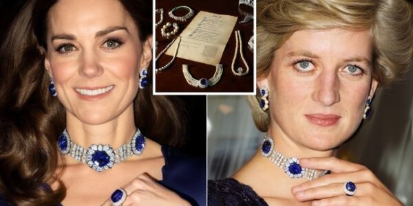28 YEARS LATER… THE TRUTH FINALLY REVEALED! In a royal revelation that’s shaking the world, Princess Diana’s LAST WILL has finally been unveiled — and it’s pure royal destiny. After nearly three decades of secrecy, it’s been confirmed that Catherine, the Princess of Wales, is set to inherit nine of Diana’s most iconic and priceless jewels! From the legendary sapphire choker to her timeless pearl earrings, these aren’t just jewels — they’re stories, they’re memories, they’re Diana’s heart. Each piece carries history, elegance, and the spirit of the woman who changed the monarchy forever. And now, that legacy lives on through Princess Catherine — the woman many believe Diana would’ve adored and trusted to continue her light. As Catherine steps deeper into her royal destiny, these jewels aren’t just adornments — they’re symbols of continuity, compassion, and quiet strength. The people’s princess has passed her torch… and the world is watching it shine brighter than ever 28 YEARS LATER… THE TRUTH FINALLY REVEALED! In a royal revelation that’s shaking the world, Princess Diana’s LAST WILL has finally been unveiled — and it’s pure royal destiny. After nearly three decades of secrecy, it’s been confirmed that Catherine, the Princess of Wales, is set to inherit nine of Diana’s most iconic and priceless jewels! From the legendary sapphire choker to her timeless pearl earrings, these aren’t just jewels — they’re stories, they’re memories, they’re Diana’s heart. Each piece carries history, elegance, and the spirit of the woman who changed the monarchy forever. And now, that legacy lives on through Princess Catherine — the woman many believe Diana would’ve adored and trusted to continue her light. As Catherine steps deeper into her royal destiny, these jewels aren’t just adornments — they’re symbols of continuity, compassion, and quiet strength. The people’s princess has passed her torch… and the world is watching it shine brighter than ever