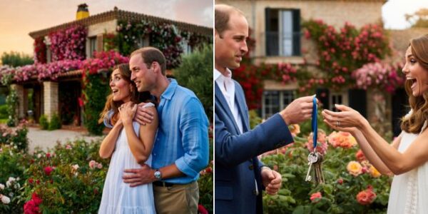 “For Every Tear You’ve Hidden — I’ve Seen Them All.” It wasn’t a royal event. No cameras. No headlines. Just love — quiet, raw, and real. In this fictional royal moment, Prince William surprises Catherine with a vintage sapphire-and-diamond necklace said to carry generations of memory and meaning. She opens the box, her breath catches — not because of the jewels, but because of a simple handwritten note tucked inside:  “For every tear you’ve hidden — I’ve seen them all.”  Sometimes, it’s not the gift that moves us… it’s the heart behind it. 💙 As he clasps the necklace around her neck, he whispers, “You’ve carried us through every storm. Now let me carry you.”  No grand gestures. No fanfare. Just two souls who’ve weathered the world — and still choose each other, again and again.  A royal gift. A hidden message. And seven words that can melt even the calmest of hearts