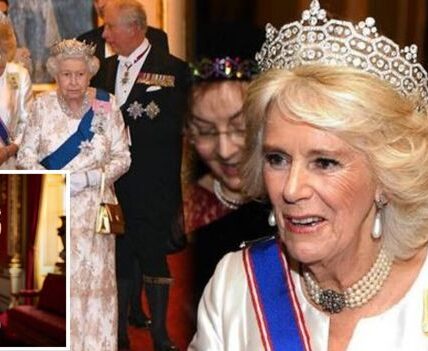 UNPRECEDENTED IN ROYAL HISTORY! Princess Catherine has just made a powerful statement at Buckingham Palace, stunning the royal world with her debut of a 100-year-old tiara that hasn’t been seen since the 1930s. Wearing the Strathmore Rose Tiara, a glittering diamond piece once worn by the beloved Queen Mother, Catherine brought a wave of nostalgia and elegance to the room, evoking the rich legacy of royal women who came before her, including Princess Diana. But the significance of this moment goes deeper than just a beautiful piece of jewelry. Many are asking: Was this a deliberate act of defiance against Queen Camilla’s new “crown rotation” rules — which have been limiting who can wear certain royal jewels? Catherine’s choice to wear this historic tiara, one so strongly linked to the monarchy’s past, felt like a bold declaration of her own place within that legacy. As the tiara sparkled under the chandeliers, the royal palace stood still. Even King Charles looked visibly moved, as his daughter-in-law made an entrance filled with unspoken power. The silence in the ballroom was deafening — and it wasn’t just the jewels catching the light. What did this moment really mean for the future of the royal family? You won’t believe the message Catherine sent without saying a single word UNPRECEDENTED IN ROYAL HISTORY! Princess Catherine has just made a powerful statement at Buckingham Palace, stunning the royal world with her debut of a 100-year-old tiara that hasn’t been seen since the 1930s. Wearing the Strathmore Rose Tiara, a glittering diamond piece once worn by the beloved Queen Mother, Catherine brought a wave of nostalgia and elegance to the room, evoking the rich legacy of royal women who came before her, including Princess Diana. But the significance of this moment goes deeper than just a beautiful piece of jewelry. Many are asking: Was this a deliberate act of defiance against Queen Camilla’s new “crown rotation” rules — which have been limiting who can wear certain royal jewels? Catherine’s choice to wear this historic tiara, one so strongly linked to the monarchy’s past, felt like a bold declaration of her own place within that legacy. As the tiara sparkled under the chandeliers, the royal palace stood still. Even King Charles looked visibly moved, as his daughter-in-law made an entrance filled with unspoken power. The silence in the ballroom was deafening — and it wasn’t just the jewels catching the light. What did this moment really mean for the future of the royal family? You won’t believe the message Catherine sent without saying a single word