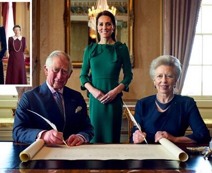 Royal Fiction Friday!  What if a shocking new royal decree turned the palace upside down? Imagine King Charles and Princess Anne uniting to shake up tradition — and Princess Catherine suddenly finding herself at the very center of royal power. Alliances shift. Secrets stir. The future of the Crown hangs in the balance. Would the kingdom celebrate this bold new era… or whisper of storms behind gilded doors?  Tell us: if you were Queen Catherine for a day, what would your first royal decree be?