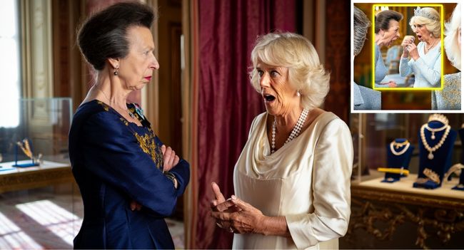 Royal Fiction Friday! Imagine the palace corridors echoing with raised voices, diamonds glinting beneath the chandeliers, and a legacy on the line… In this fictional royal drama, Princess Anne storms into Queen Camilla’s chambers demanding the return of jewels that once belonged to her mother. What follows? A clash of duty, history, and pride that could shatter even the calmest royal composure. Are heirlooms symbols of love or weapons of power? How far would you go to protect your family’s legacy? Step into the story — a tale of loyalty, secrets, and the kind of tension only Buckingham Palace could hold Royal Fiction Friday! Imagine the palace corridors echoing with raised voices, diamonds glinting beneath the chandeliers, and a legacy on the line… In this fictional royal drama, Princess Anne storms into Queen Camilla’s chambers demanding the return of jewels that once belonged to her mother. What follows? A clash of duty, history, and pride that could shatter even the calmest royal composure. Are heirlooms symbols of love or weapons of power? How far would you go to protect your family’s legacy? Step into the story — a tale of loyalty, secrets, and the kind of tension only Buckingham Palace could hold