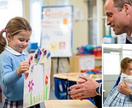 Princess Charlotte gave Prince William a moment the world was never meant to witness â no photographers, no balcony, no anthem â just a quiet schoolroom and a handmade gift from a daughter to her father. William reportedly walked in expecting a routine classroom visit, only to watch Charlotte stand, cheeks pink with nerves, and offer something she had made with her own hands â something said to carry a message only he would understand. He froze, eyes glassy, as she whispered, âThis is for you, Daddy.â He dropped to one knee, hugged her, and managed only, âYouâve given me more than you know.â No crown. No script. Just a father undone by the simplest act of love. And now the question hanging in royal circles is this â what was in that tiny handmade gift that could move a future king to silence? Princess Charlotte gave Prince William a moment the world was never meant to witness â no photographers, no balcony, no anthem â just a quiet schoolroom and a handmade gift from a daughter to her father. William reportedly walked in expecting a routine classroom visit, only to watch Charlotte stand, cheeks pink with nerves, and offer something she had made with her own hands â something said to carry a message only he would understand. He froze, eyes glassy, as she whispered, âThis is for you, Daddy.â He dropped to one knee, hugged her, and managed only, âYouâve given me more than you know.â No crown. No script. Just a father undone by the simplest act of love. And now the question hanging in royal circles is this â what was in that tiny handmade gift that could move a future king to silence?