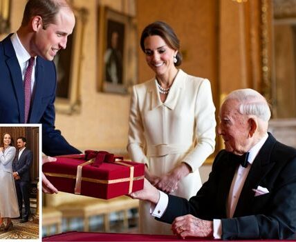 A GIFT THAT TELLS A LIFETIME STORY! They could’ve chosen anything — jewels, portraits, even royal heirlooms. But for the Duke of Kent’s 90th birthday, William and Catherine chose something far simpler… and so much more meaningful. A restored vintage watch, engraved with the Latin words: “Tempus servat honorem” — “Time preserves honour.” It wasn’t a grand, expensive gift — but it spoke volumes. This was a tribute to a man who has quietly served the monarchy for decades, standing beside five monarchs, always in the background, never seeking the spotlight. His service has been defined not by fame, but by unwavering dedication. When the Duke opened the box, he ran his fingers over the engraving, his smile gentle and full of gratitude, before whispering: “Time has been kind.” In that quiet moment, even the future King and Queen stood still, knowing they weren’t just honouring a birthday, but a lifetime of service.  Some gifts carry more meaning than jewels or gold — they carry love, legacy, and the kind of grace that time itself can never fade. This simple gesture was a reminder of how a lifetime of quiet dedication can be recognized in a way that words never could. But here’s the question: In a world full of grand gestures, how often do we truly honor the quiet strength that shapes us?