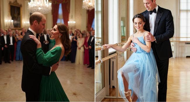 Royal Heartstopper! When Love Took the Lead! Sometimes, the most powerful royal moments aren’t about crowns, speeches, or ceremonies… they’re about love in its purest form. In this fiction-inspired royal moment, a simple dance class turns into something unforgettable. The Princess of Wales stumbles mid-step — just a fleeting misstep — but in an instant, Prince William is there. No hesitation. No formality. Just love, devotion, and instinct. He catches her hand, steadies her, and stays right by her side. The crowd falls silent — the future King and Queen sharing a moment that speaks louder than a thousand royal traditions.  “You could feel it,” one onlooker says. “It wasn’t staged. It was real, raw, and beautiful.” It’s the kind of moment that reminds the world why people still believe in fairytales — not because of palaces or titles, but because of partnership, grace, and a love that endures through every step… and every stumble