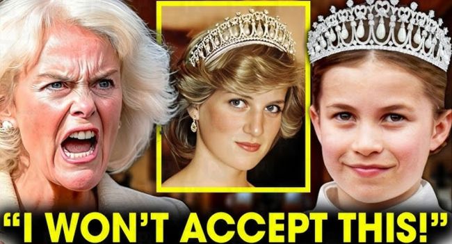 Royal circles are buzzing tonight after a tense moment reportedly unfolded behind palace walls just an hour ago. According to emerging claims, Queen Camilla was left visibly shaken when Princess Charlotte was seen wearing what observers say strongly resembled Princess Diana’s iconic wedding tiara — the same one that defined a generation of royal memory and sentiment. Insiders are now whispering that Camilla seemed to “lose confidence” in the moment, stunned by the symbolism and timing of the young princess stepping into the late Diana’s visual legacy. The alleged reaction grew even sharper, witnesses say, when Prince William remained icy and expressionless, offering Camilla no reassurance and leaving the Queen Consort in complete silence. If these claims are true, this could mark one of the most emotionally loaded gestures by a royal child in years — and insiders say the tension after it happened was unlike anything they’ve seen. But the most shocking part, they say, wasn’t the tiara… it was what happened immediately after Royal circles are buzzing tonight after a tense moment reportedly unfolded behind palace walls just an hour ago. According to emerging claims, Queen Camilla was left visibly shaken when Princess Charlotte was seen wearing what observers say strongly resembled Princess Diana’s iconic wedding tiara — the same one that defined a generation of royal memory and sentiment. Insiders are now whispering that Camilla seemed to “lose confidence” in the moment, stunned by the symbolism and timing of the young princess stepping into the late Diana’s visual legacy. The alleged reaction grew even sharper, witnesses say, when Prince William remained icy and expressionless, offering Camilla no reassurance and leaving the Queen Consort in complete silence. If these claims are true, this could mark one of the most emotionally loaded gestures by a royal child in years — and insiders say the tension after it happened was unlike anything they’ve seen. But the most shocking part, they say, wasn’t the tiara… it was what happened immediately after