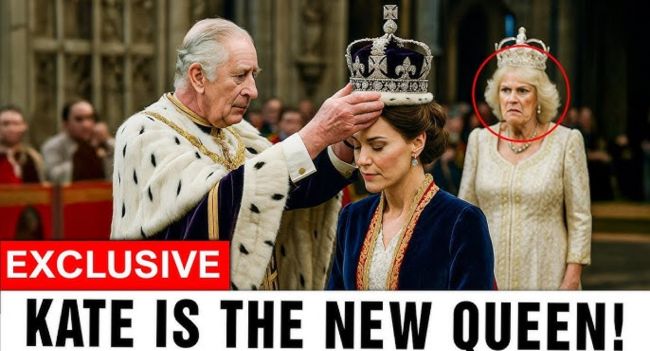 “King Charles Replaces Camilla With Kate — The Shocking Truth Revealed!” The Royal Family has seen its fair share of headlines… but nothing like this. Whispers are spreading through the palace halls — and across the world — that King Charles has made a decision no one saw coming. Reports suggest that the King is shifting his focus toward the woman the public adores most: Kate Middleton, the Princess of Wales. Those close to the royals say this isn’t just about titles or tradition — it’s about trust, image, and the future of the monarchy itself. While Queen Camilla has stood beside Charles for decades, it’s Kate who’s capturing hearts, commanding respect, and carrying the quiet grace that reminds millions of Princess Diana herself. Behind the polished smiles, royal insiders hint at a silent power shift — one that could rewrite the royal order from within. Some call it “strategy.” Others call it “betrayal.” Whatever the truth may be, one thing’s for sure: the Crown will never look the same again “King Charles Replaces Camilla With Kate — The Shocking Truth Revealed!” The Royal Family has seen its fair share of headlines… but nothing like this. Whispers are spreading through the palace halls — and across the world — that King Charles has made a decision no one saw coming. Reports suggest that the King is shifting his focus toward the woman the public adores most: Kate Middleton, the Princess of Wales. Those close to the royals say this isn’t just about titles or tradition — it’s about trust, image, and the future of the monarchy itself. While Queen Camilla has stood beside Charles for decades, it’s Kate who’s capturing hearts, commanding respect, and carrying the quiet grace that reminds millions of Princess Diana herself. Behind the polished smiles, royal insiders hint at a silent power shift — one that could rewrite the royal order from within. Some call it “strategy.” Others call it “betrayal.” Whatever the truth may be, one thing’s for sure: the Crown will never look the same again