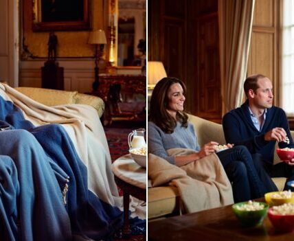 “CROWN OF CUDDLES” — PALACE EDITION!  Even royalty needs a day off… and this weekend, it looks like Prince William and Princess Kate traded crowns for cuddles! According to cheeky palace “insiders,” the Duke and Duchess spent their Sunday doing something every couple can relate to — curling up in their pajamas, switching off royal duties, and diving headfirst into a marathon of romantic comedies. The scene? Blankets. Popcorn. Laughter echoing through the palace halls. One aide even joked that when asked about matters of state, Prince William simply replied, “My only business today is with popcorn.” Fans online are obsessed — because behind the titles and tiaras, it’s just two people in love, enjoying the little things. No red carpets. No press. Just the simple joy of being together. It’s a sweet reminder that love doesn’t always need a castle — sometimes, it just needs a couch, a movie, and someone who laughs at all the same scenes as you. Because after all… even royals need cuddles