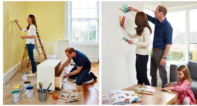 Royal Tears! Prince William Helps Kate Repaint Princess Charlotte’s Room — and His Daughter’s Sweet “Thank You” Leaves Him in Tears   In a rare glimpse of ordinary family life behind palace walls, Prince William spent the weekend helping Princess Kate repaint Princess Charlotte’s bedroom — choosing soft pastel shades his daughter had picked herself. But it was what came after that melted hearts everywhere.  As the paint dried, little Charlotte surprised her father with a handmade card that khiến trái tim vững chãi của người cha bật khóc trước 8 chữ đầu tiên của tấm thiệp.” Witnesses say William froze, eyes welling up, before quietly pulling his daughter into a tearful hug. One palace insider said, “For all his royal duties, that moment reminded him what truly matters — being a dad.