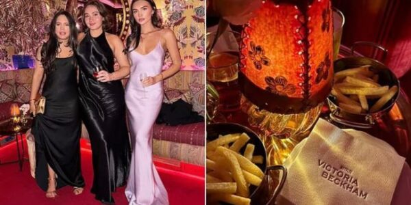 The poshest party in town just got even glossier! Victoria Beckham’s elite inner circle turned London’s most exclusive members’ club into a scene straight out of a fashion fantasy as they gathered to celebrate her highly anticipated premiere — and the internet can’t stop talking. Guests teased fans with sleek snaps of their embossed black-and-gold tickets, designer outfits worth a small fortune, and, surprisingly, a table of “snacks” no one saw coming — caviar crisps, champagne gummies, and something mysteriously labeled “VB’s Midnight Bites.” David was there in classic tailored perfection, their kids stealing quiet moments of pride in the corner, and every A-lister from the fashion world whispered about “that one unseen guest” who arrived after midnight. The night glittered with laughter, luxury, and just a hint of scandal — exactly as Posh would have wanted. But what happened behind those frosted glass doors — and who that unexpected visitor really was — has everyone dying to know… and one secret moment from inside the party might just break the internet… Details below👇