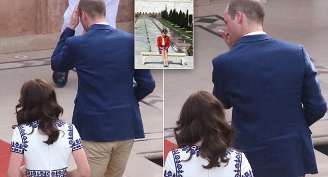 “Tears at the Taj: Prince William Overcome with Emotion as He Retraces Princess Diana’s Iconic Moment” It was meant to be a simple photo op — but emotion took over. Standing where his mother once sat in silence, Prince William appeared visibly moved as he and Kate posed on the same marble bench that became one of the most haunting images of Princess Diana’s life. Cameras caught the prince wiping his eyes before slipping on his sunglasses, his composure faltering under the Indian sun. Witnesses say the air around the Taj Mahal went still — as if the past and present had collided. “You could see it in his face,” one onlooker said. “He wasn’t just honoring her — he was feeling her.” For William, it wasn’t just another royal tour stop; it was a pilgrimage of the heart, a son quietly revisiting the moment his mother’s heartbreak became history. But what did Kate whisper to him right after the cameras clicked — the moment that brought him back from the edge? Full story below 👇